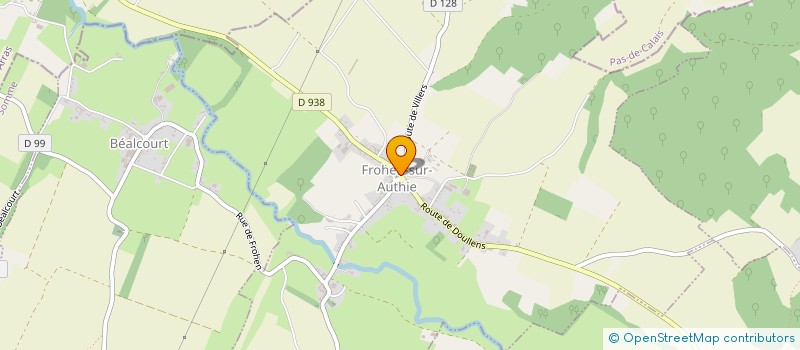 localisation de l'entreprise MADAME ANITA DU PASSAGE  FROHEN-SUR-AUTHIE