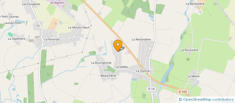 localisation de l'entreprise MADAME ANITA FAVREAU  VILLEPOT