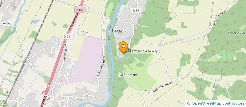 localisation de l'entreprise MADAME ANITA GAGNAIRE  MURET