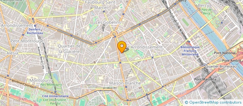 localisation de l'entreprise MADAME ANITA GIANCARLI  PARIS