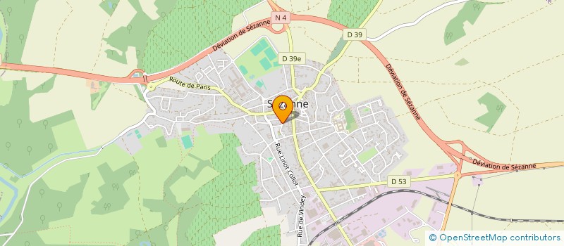 localisation de l'entreprise MADAME ANITA GILBERT  SEZANNE