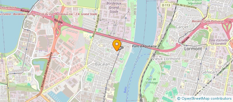 localisation de l'entreprise MADAME ANITA GIMENEZ à BORDEAUX