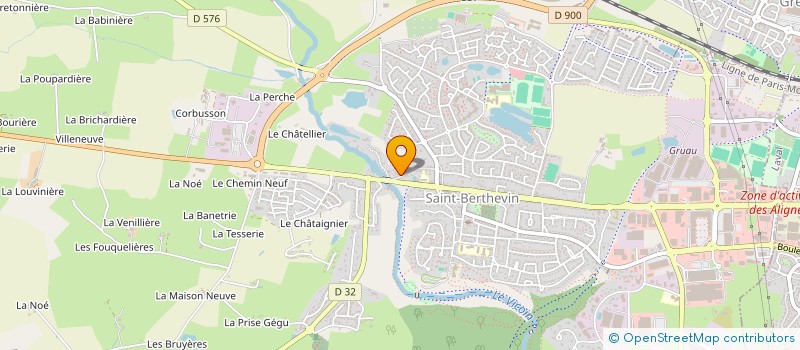 localisation de l'entreprise MADAME ANITA GOHIER  SAINT-BERTHEVIN