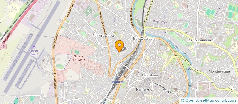 localisation de l'entreprise MADAME ANITA GRIGNON à POITIERS