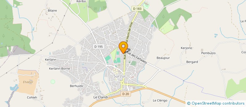 localisation de l'entreprise MADAME ANITA GUENE  SURZUR