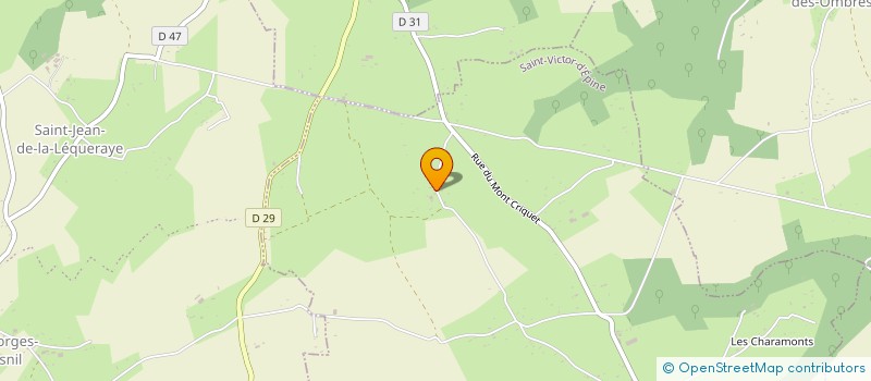 localisation de l'entreprise MADAME ANITA GUERBETTE  SAINT-VICTOR-D'EPINE