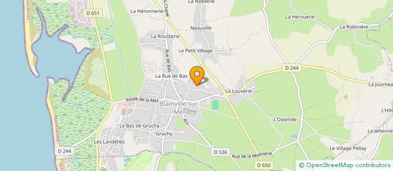 localisation de l'entreprise MADAME ANITA GUILLEMETTE à BLAINVILLE-SUR-MER