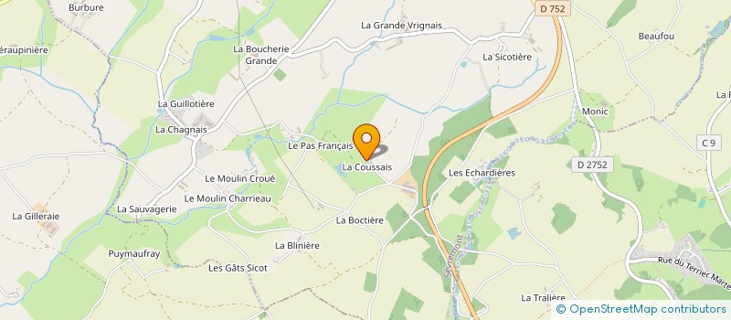 localisation de l'entreprise MADAME ANITA HEMERY  SEVREMONT