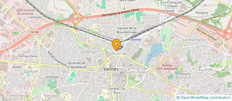 localisation de l'entreprise MADAME ANITA JONQUAIS à VANNES
