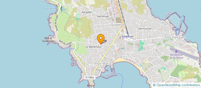 localisation de l'entreprise MADAME ANITA JOUAN à QUIBERON