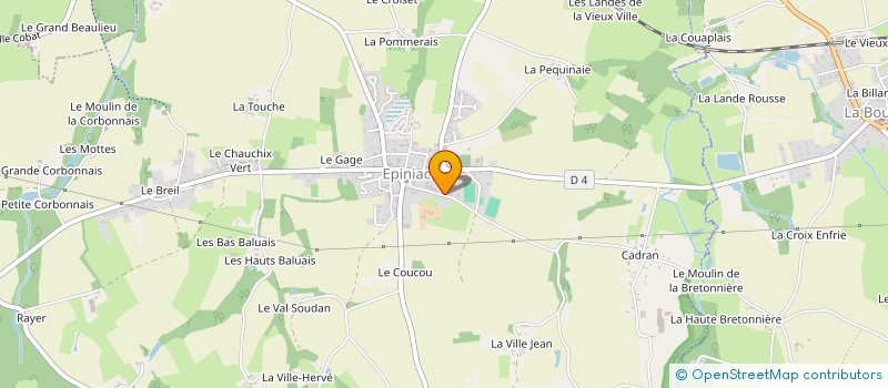 localisation de l'entreprise MADAME ANITA JUHEL  BAGUER-PICAN