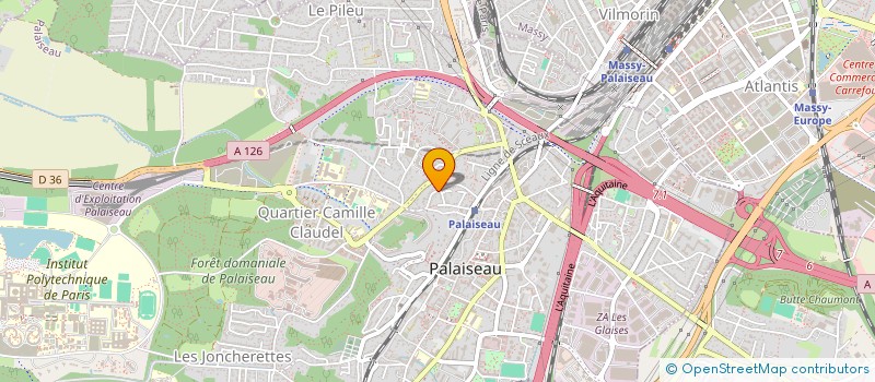 localisation de l'entreprise MADAME ANITA KECHICKIAN  PALAISEAU