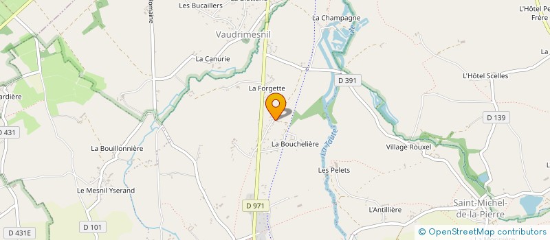 localisation de l'entreprise MADAME ANITA LAMY  MILLIERES