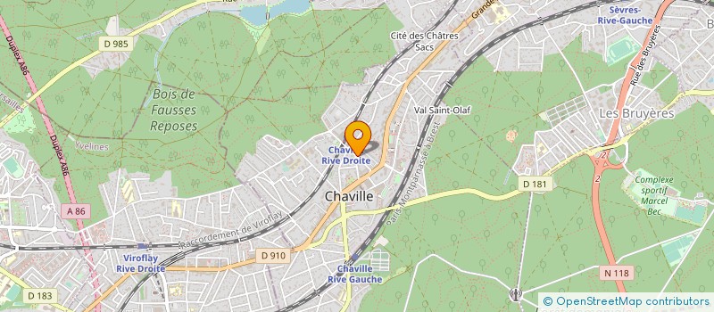 localisation de l'entreprise MADAME ANITA LASKA à CHAVILLE