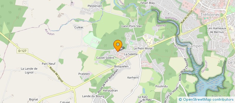 localisation de l'entreprise MADAME ANITA LE GODEC  ARRADON