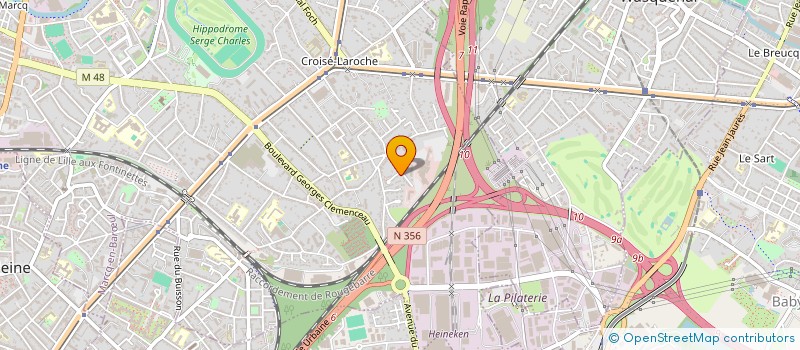 localisation de l'entreprise MADAME ANITA LEFEBVRE à MARCQ-EN-BARŒUL