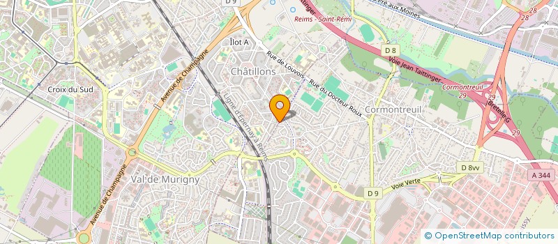 localisation de l'entreprise MADAME ANITA LEONARD  CORMONTREUIL