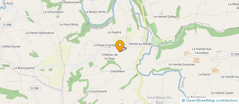 localisation de l'entreprise MADAME ANITA LEQUERTIER à GAVRAY-SUR-SIENNE
