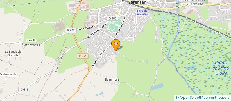 localisation de l'entreprise MADAME ANITA LEROUVILLOIS  CARENTAN-LES-MARAIS