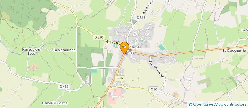 localisation de l'entreprise MADAME ANITA LETELLIER  SAINT-PIERRE-EGLISE