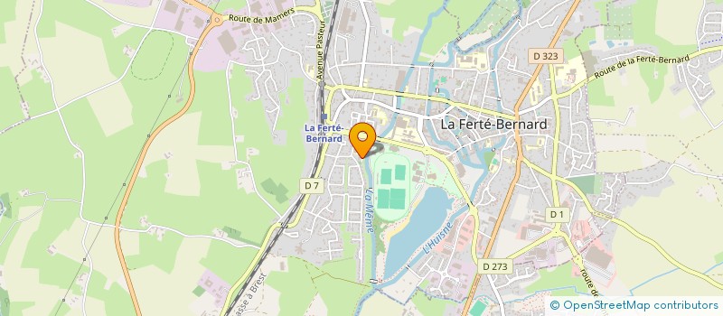 localisation de l'entreprise MADAME ANITA LETOURNEUR  LA FERTE-BERNARD