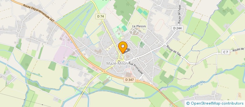 localisation de l'entreprise MADAME ANITA LIGER  MAZE-MILON