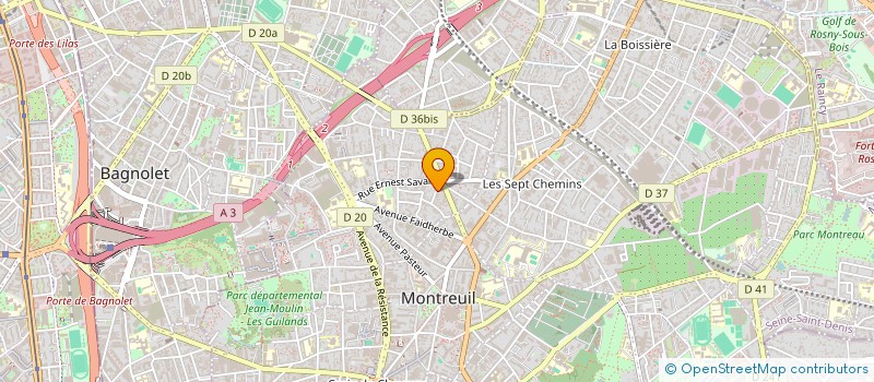 localisation de l'entreprise MADAME ANITA LJUNG à MONTREUIL