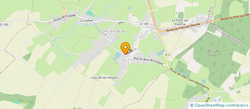 localisation de l'entreprise MADAME ANITA LOPEZ  ONS-EN-BRAY