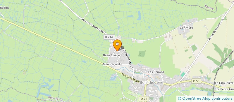 localisation de l'entreprise MADAME ANITA LUSSEAU  BOIS-DE-CENE