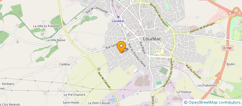 localisation de l'entreprise MADAME ANITA MARIE-PIERRE AVIS à LOUDEAC