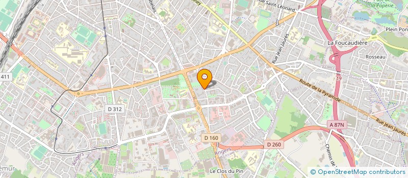 localisation de l'entreprise MADAME ANITA MENOU à ANGERS