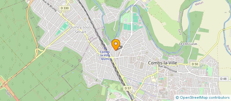 localisation de l'entreprise MADAME ANITA MENUGE  COMBS-LA-VILLE