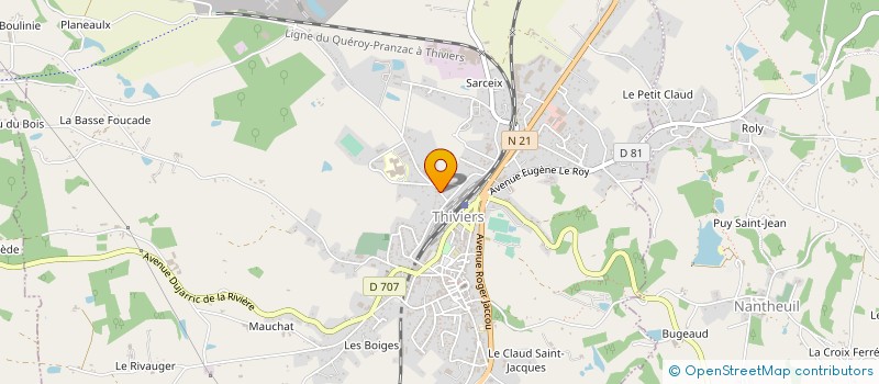 localisation de l'entreprise MADAME ANITA NICOLEAU à THIVIERS
