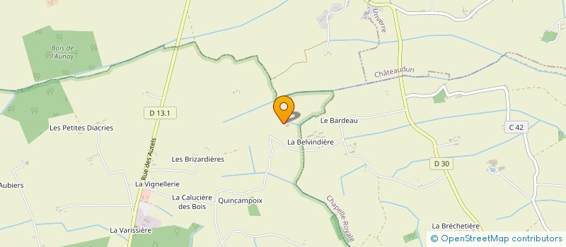 localisation de l'entreprise MADAME ANITA OLLIVIER à LA BAZOCHE-GOUET