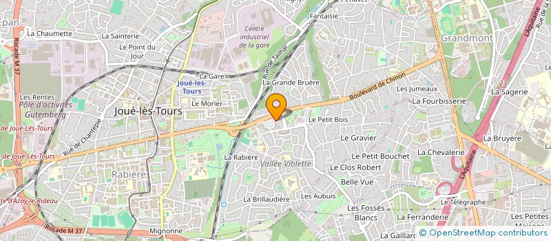 localisation de l'entreprise MADAME ANITA PARLET  JOUE-LES-TOURS