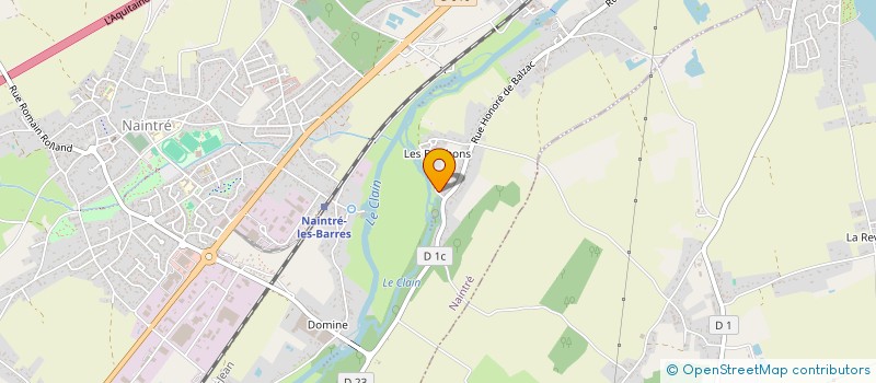 localisation de l'entreprise MADAME ANITA PASCAULT  NAINTRE