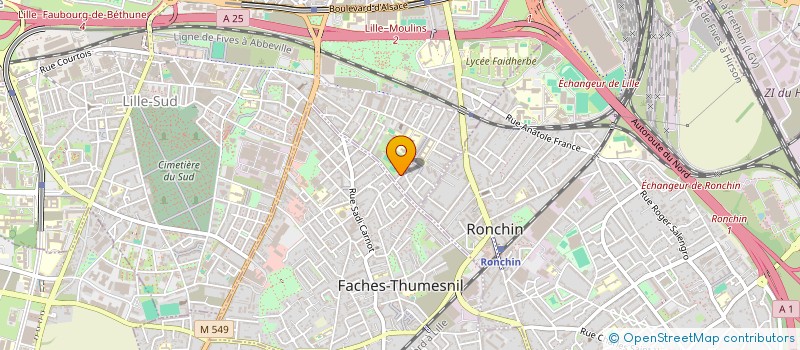 localisation de l'entreprise MADAME ANITA PAYEN à LILLE
