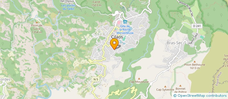 localisation de l'entreprise MADAME ANITA PAYET à CILAOS
