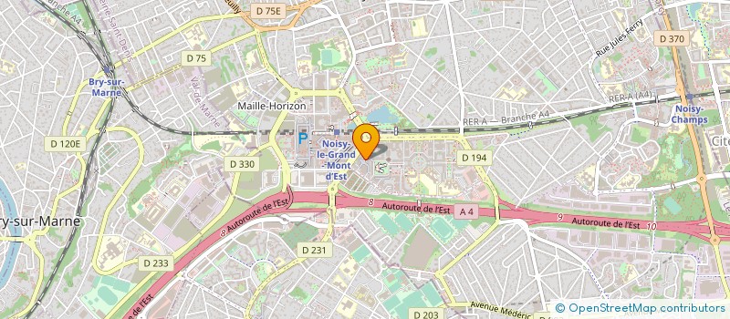 localisation de l'entreprise MADAME ANITA PINA LOPEZ  NOISY-LE-GRAND