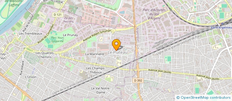 localisation de l'entreprise MADAME ANITA PINNOCK  SARTROUVILLE