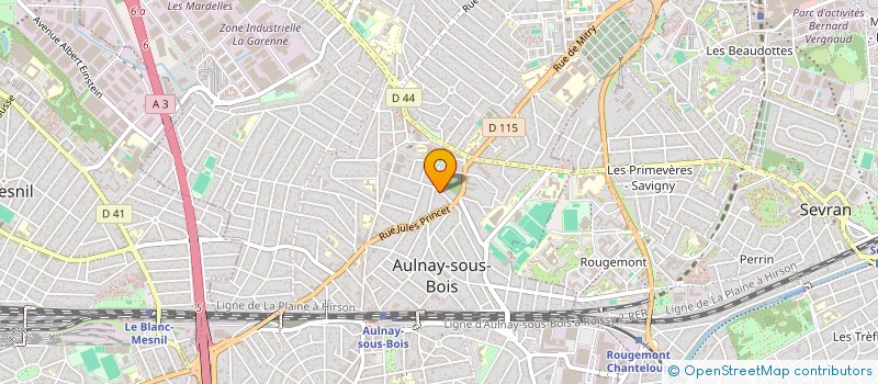 localisation de l'entreprise MADAME ANITA PONCHEL à AULNAY-SOUS-BOIS