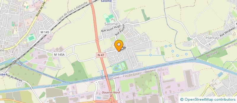 localisation de l'entreprise MADAME ANITA POULTRINIER  SALOME