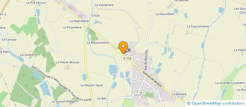 localisation de l'entreprise MADAME ANITA PROVOST  CHEMILLE-EN-ANJOU