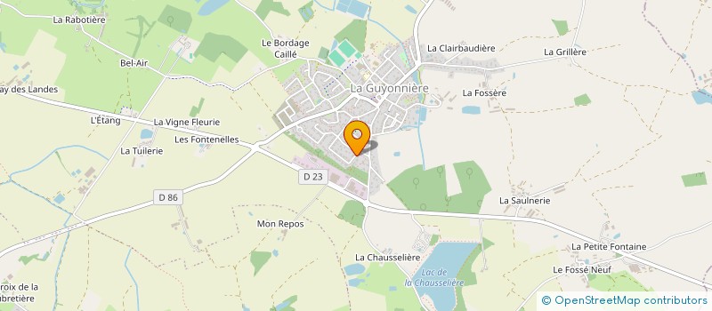 localisation de l'entreprise MADAME ANITA REZEAU à MONTAIGU-VENDEE