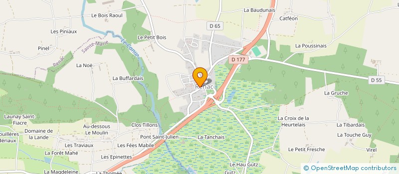 localisation de l'entreprise MADAME ANITA ROBERT  RENAC