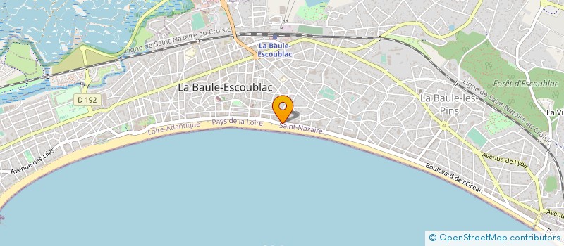 localisation de l'entreprise MADAME ANITA ROIGNANT à LA BAULE-ESCOUBLAC