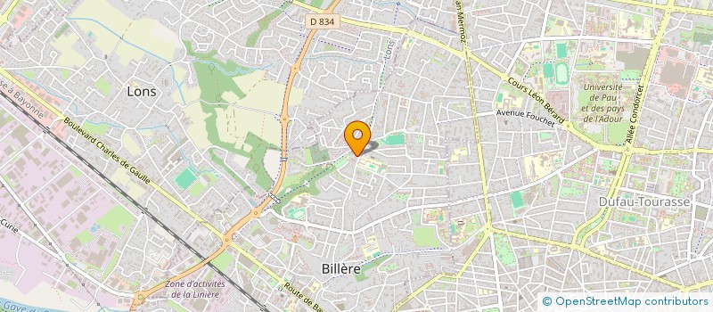 localisation de l'entreprise MADAME ANITA SARRAMIA  BILLERE