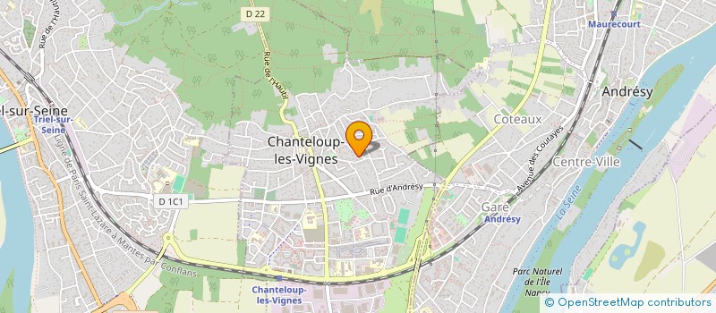 localisation de l'entreprise MADAME ANITA SOKAJ  CHANTELOUP-LES-VIGNES