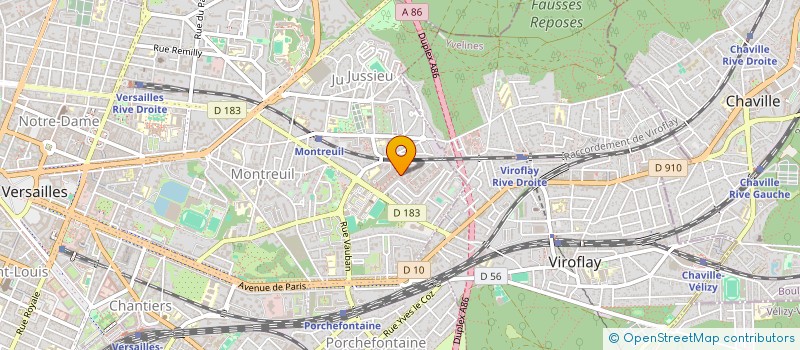 localisation de l'entreprise MADAME ANITA TEBEKA NOTTEGHEM à VERSAILLES
