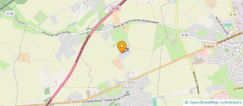 localisation de l'entreprise MADAME ANITA TERRY  SAINT-AUBIN-ROUTOT